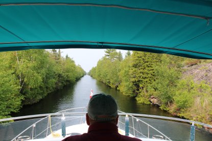 Entering Trent Canal