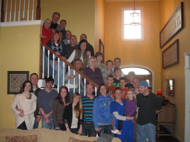 Thanksgiving day at the Johnsons