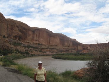 Joyce at Colorado Riverway
