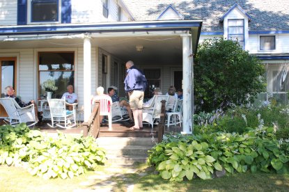 Front porch gathering area