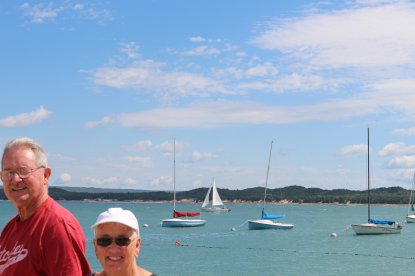 Joyce and Dave at the beach